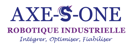Logo AXE-S-ONE Robotique Intégrer, Optimiser, Fiabiliser